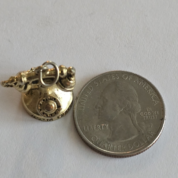 Vintage pendant WOTM telephone phone rotary Women of the Moose LOOM - Picture 6 of 12